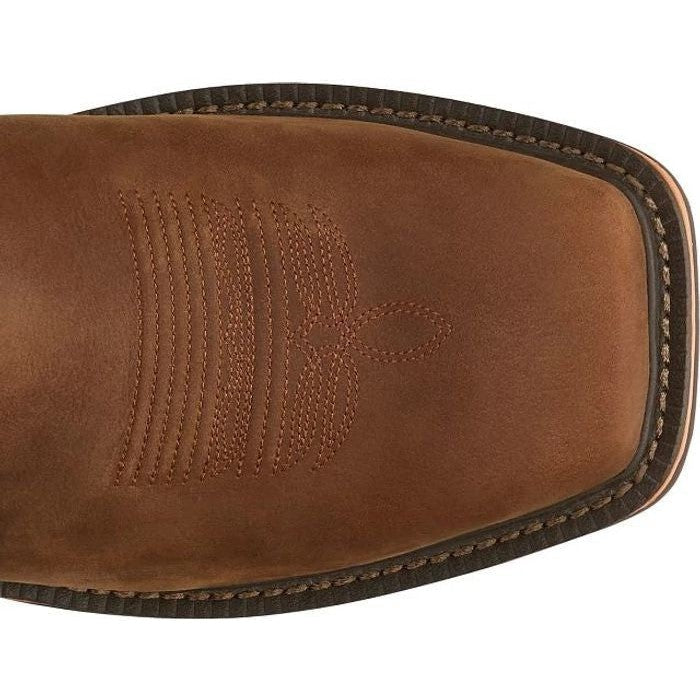 Justin Men's Resistor 11 Nano Comp Toe Western Work Boot -Brown- CR4012