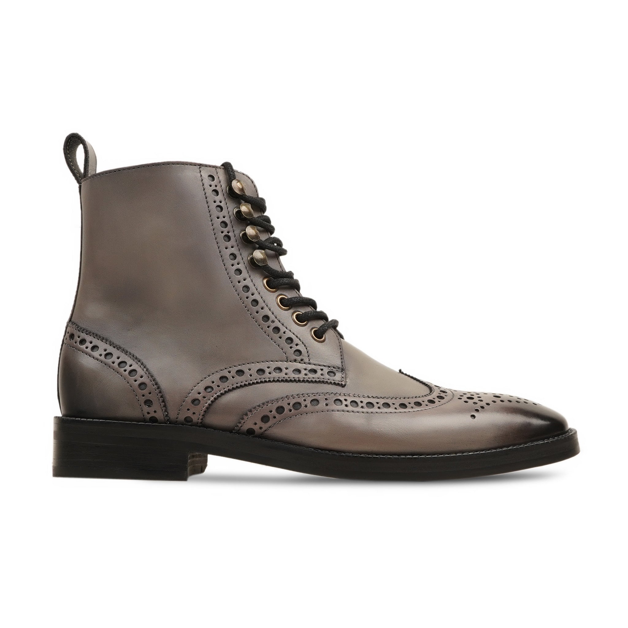 Kaghan - Men's Burnish Grey Calf Leather Boot