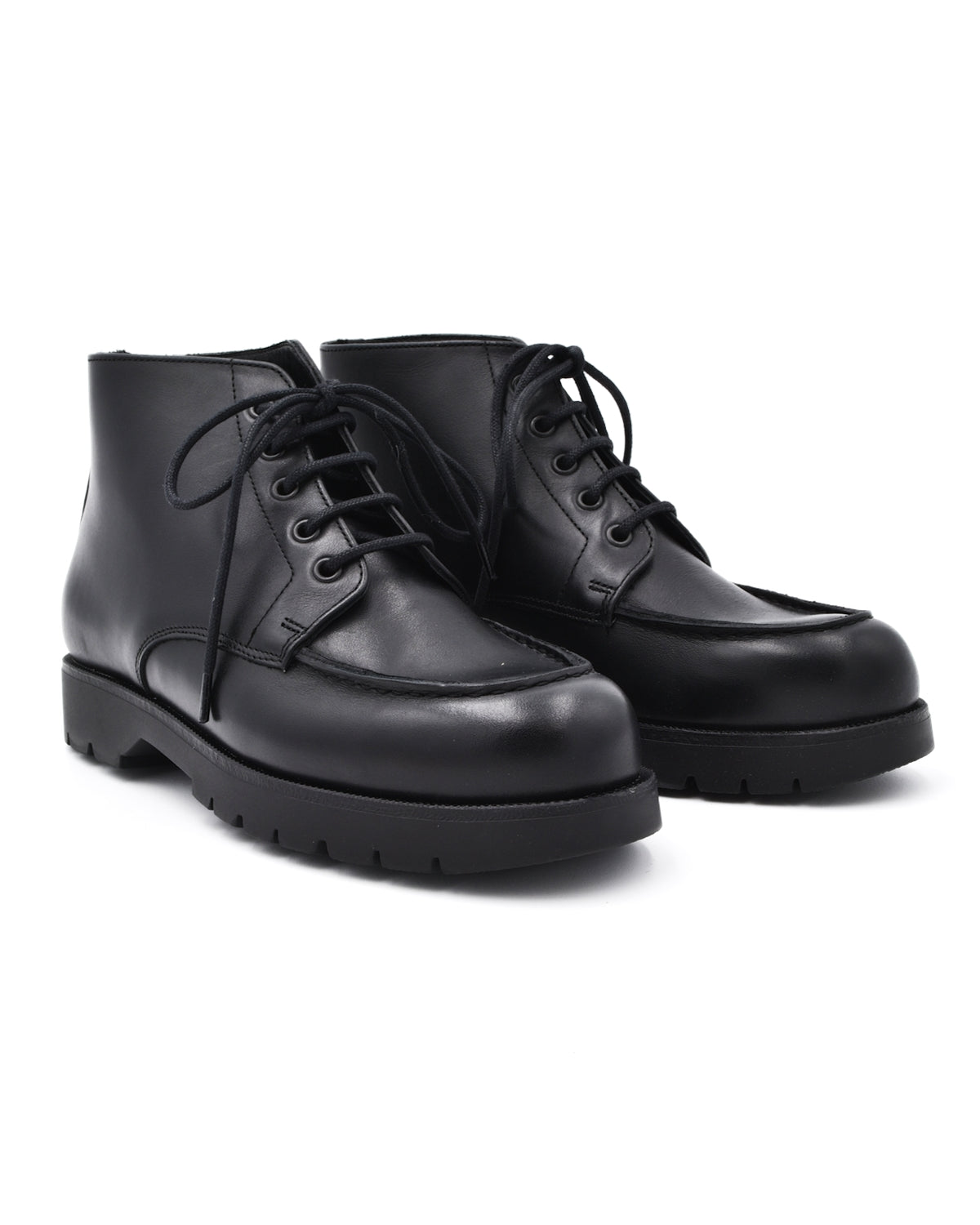 Kleman Black Oxal Lace Up Boot