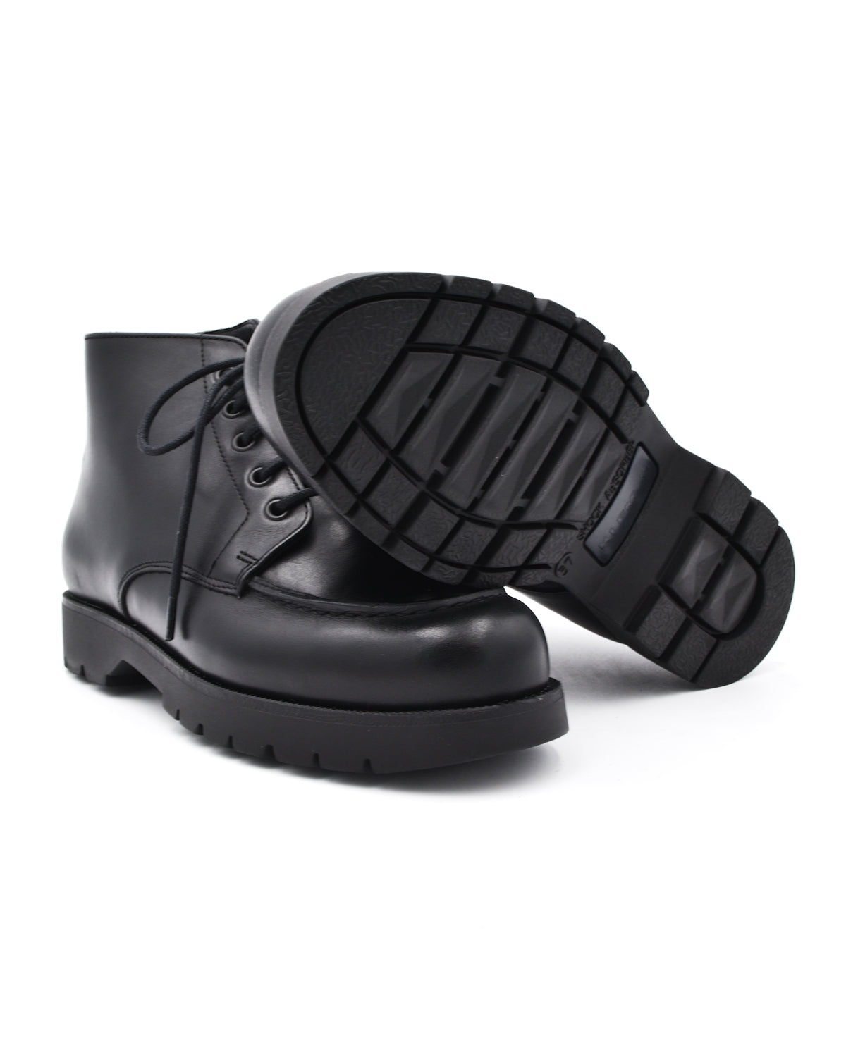 Kleman Black Oxal Lace Up Boot