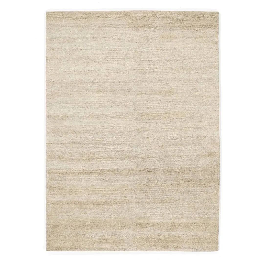 Kyla Handwoven Wool Beige Rug