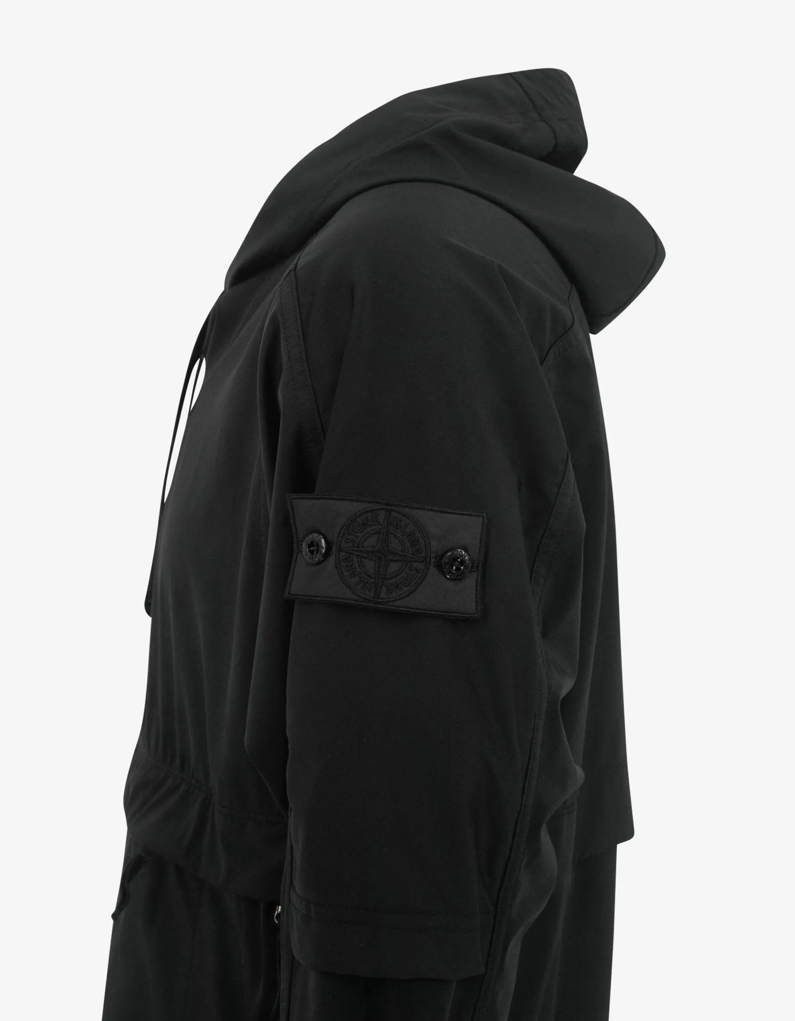 Light Nylon-R Black Anorak