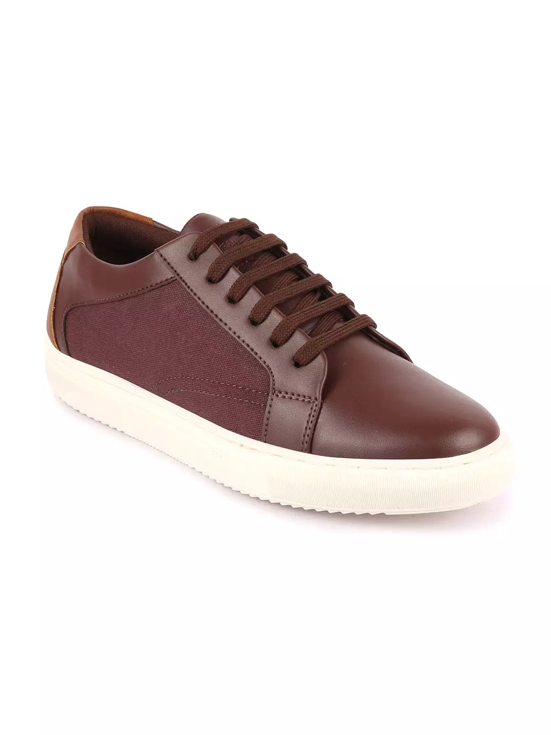 Men Brown Outdoor Classic Lace Up Sneakers Shoes