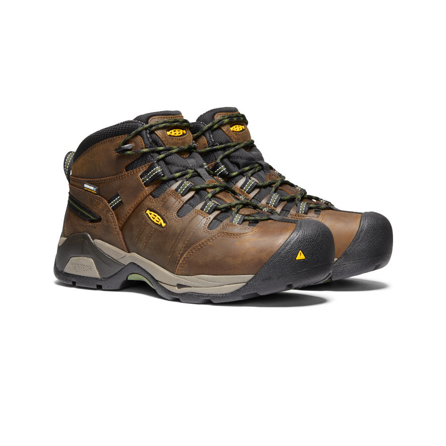 Men's Detroit XT Waterproof Boot (Steel Toe)  |  Cascade Brown/Bronze Green