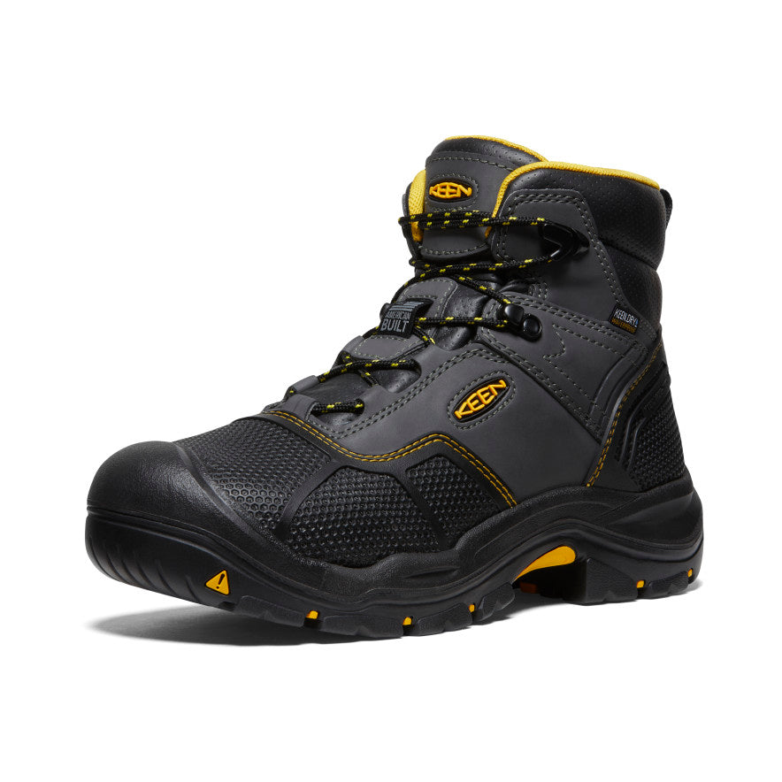 Men's Logandale Waterproof Boot (Steel Toe)  |  Raven/Black