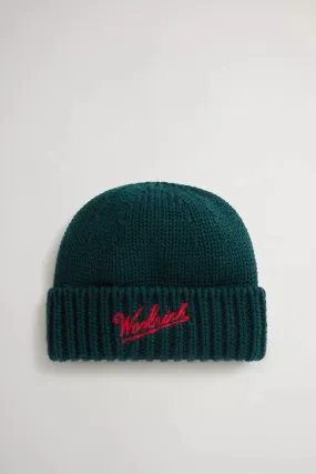 Merino Wool Logo Beanie Ponderosa Pine