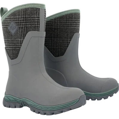 Muck Women's Arctic Sport II WP Mid Work Boot -Gray- MASMW15