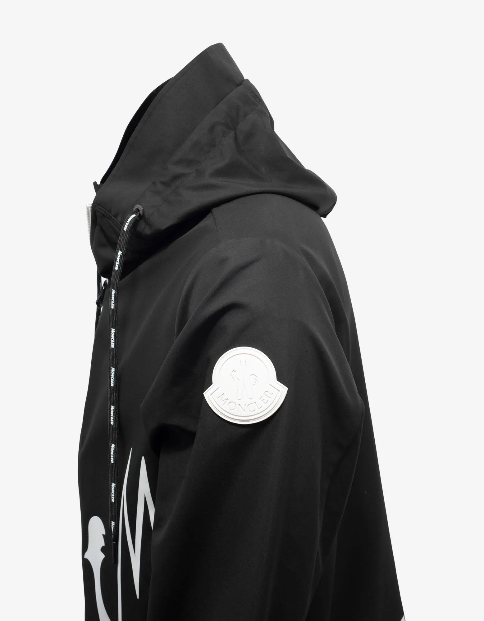 Mythos Black Logo Print Windbreaker