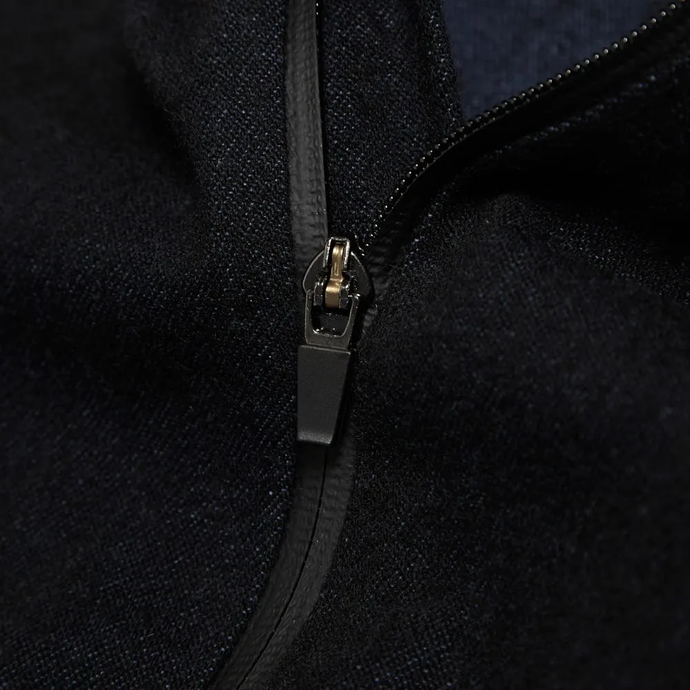 Nike White Label NSW Wool Full Zip HoodyNavy & Black