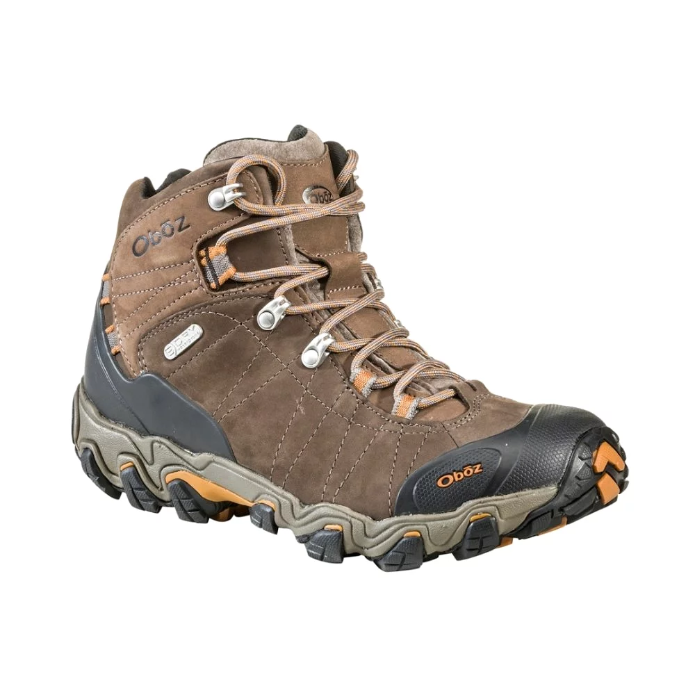 Oboz Men's Bridger Mid Waterproof Hiking Boot - Sudan