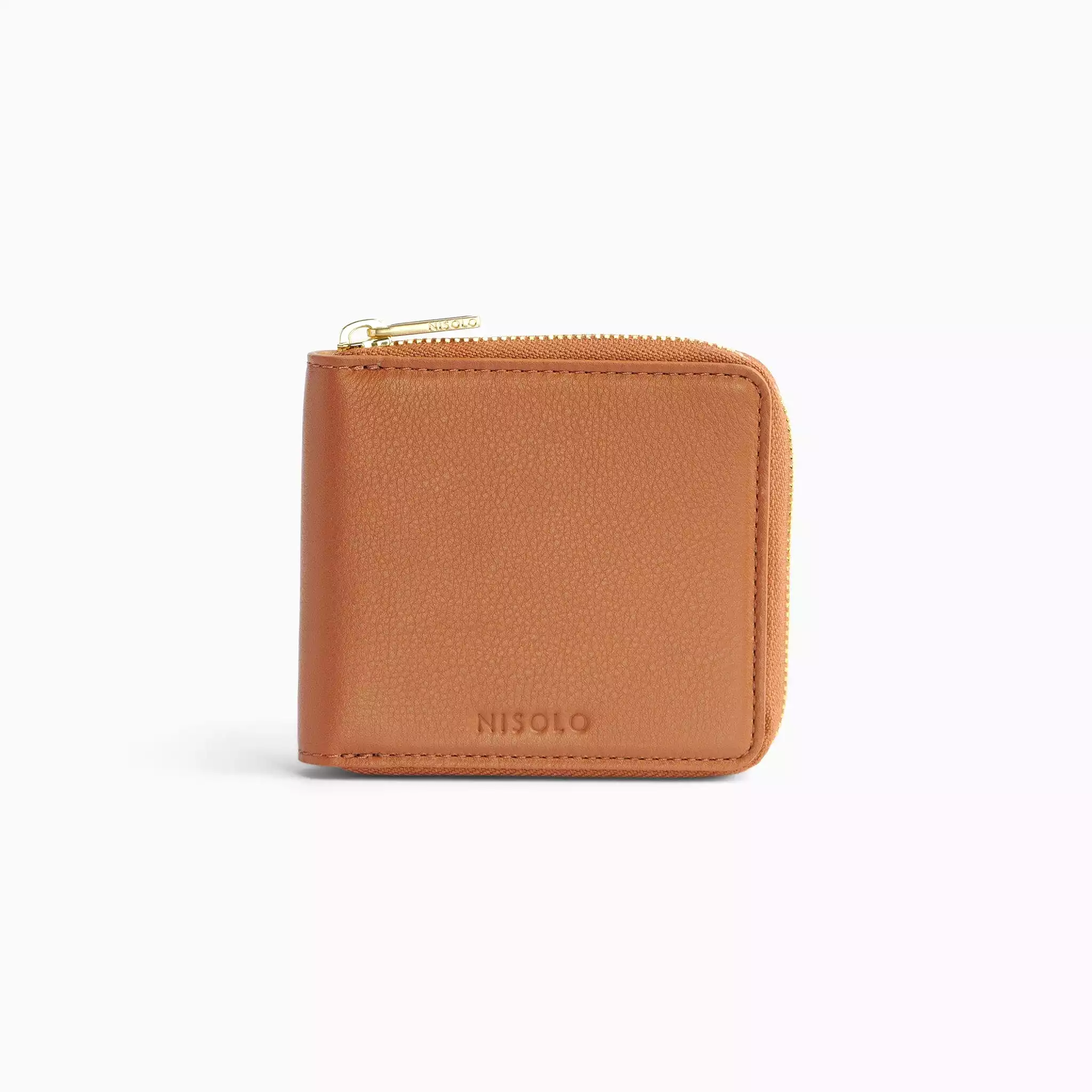 Remi Zip Wallet Caramel