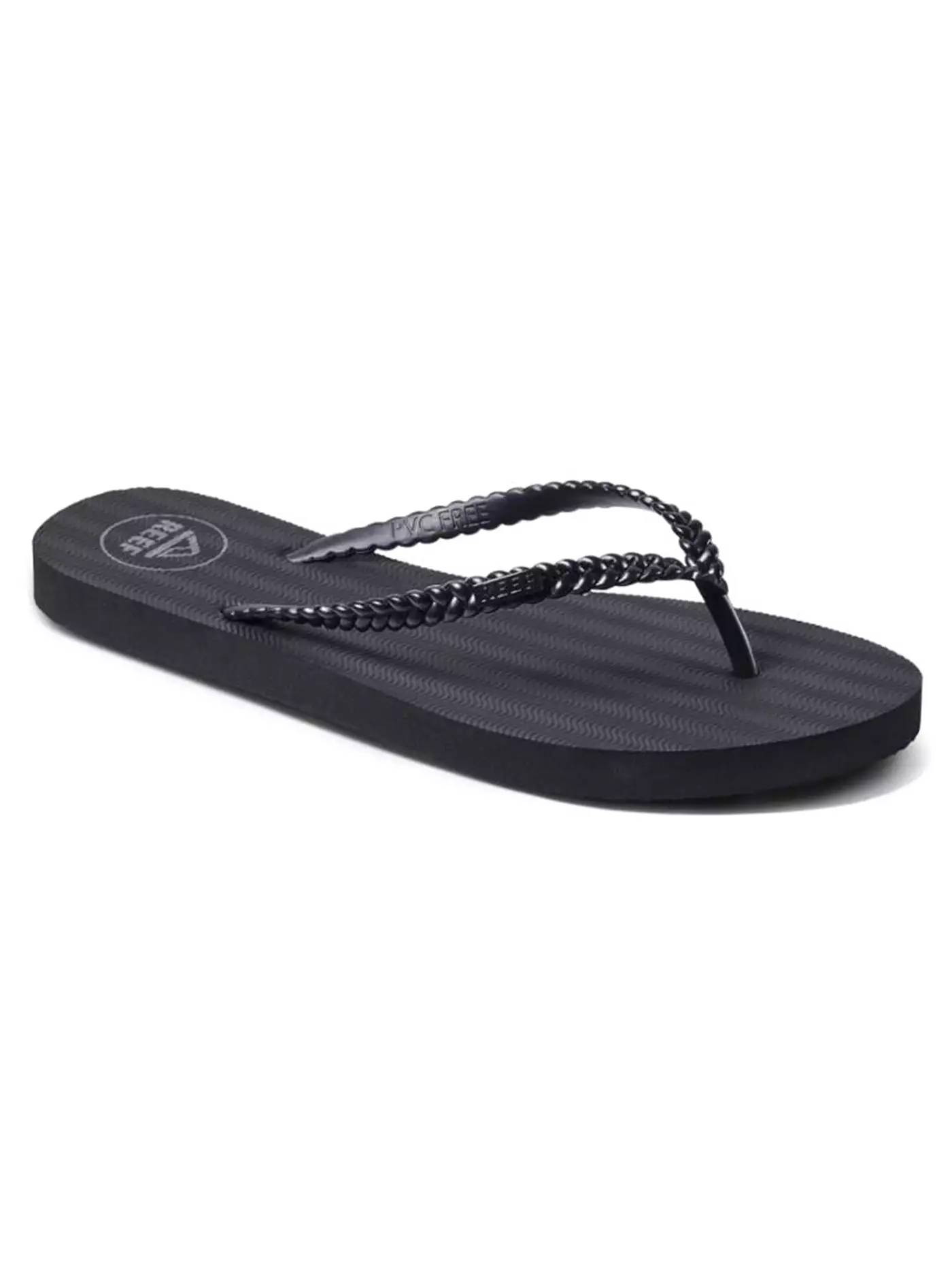 Seaside Twist Black Sandals