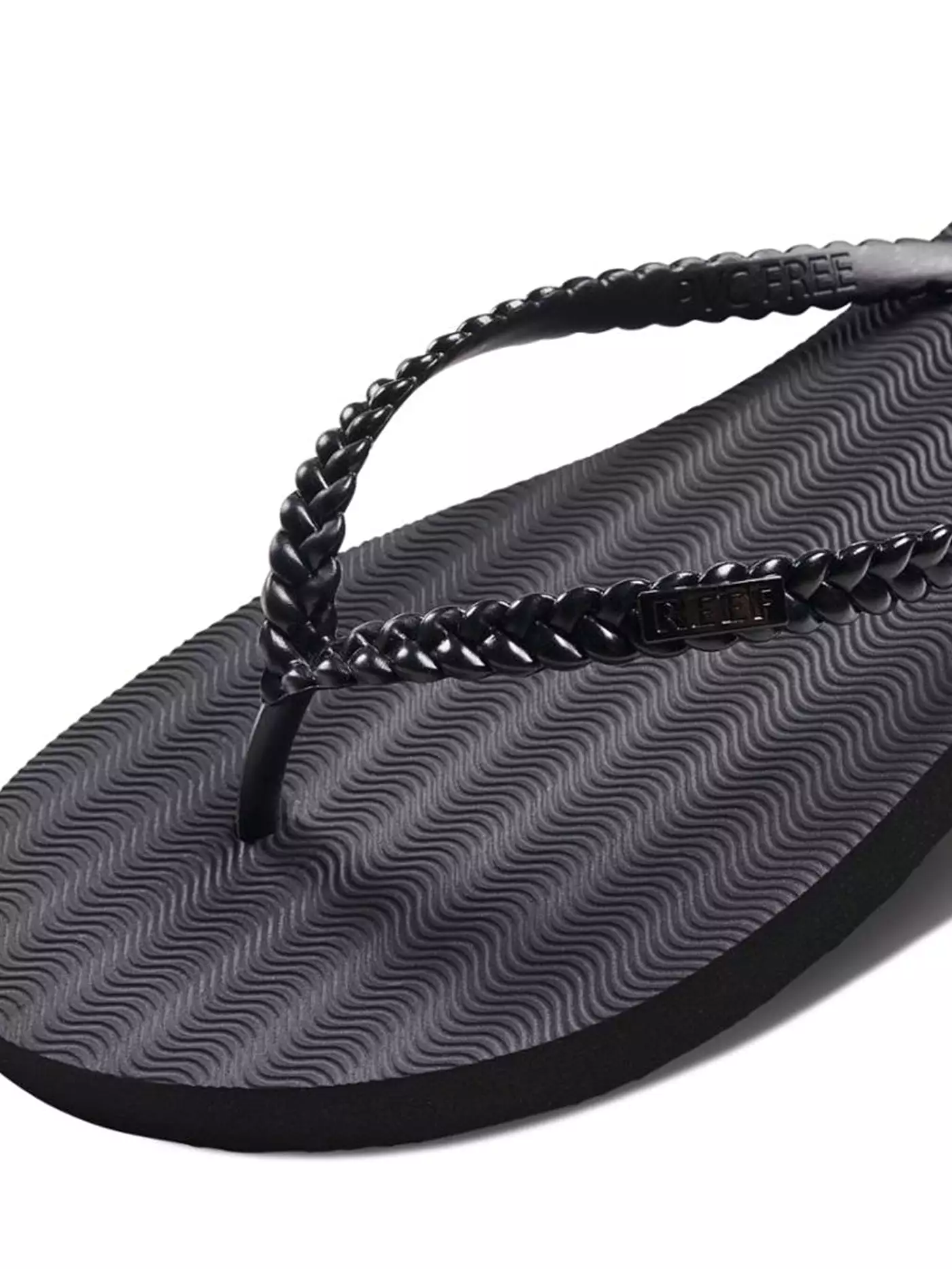 Seaside Twist Black Sandals