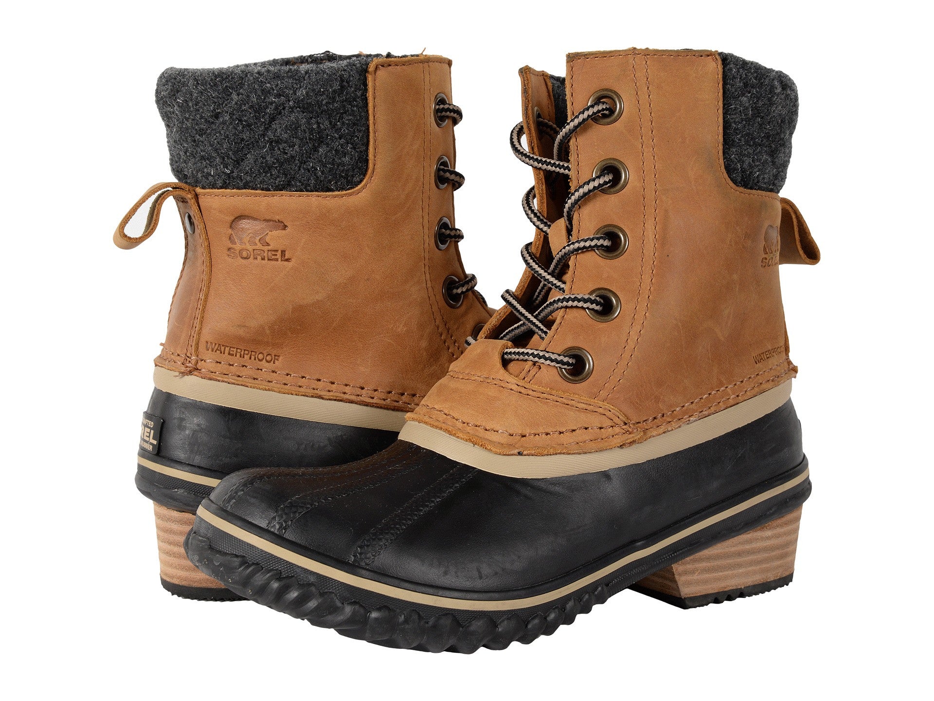 SOREL Slimpack II Lace Women | Elk / Black (1702251)