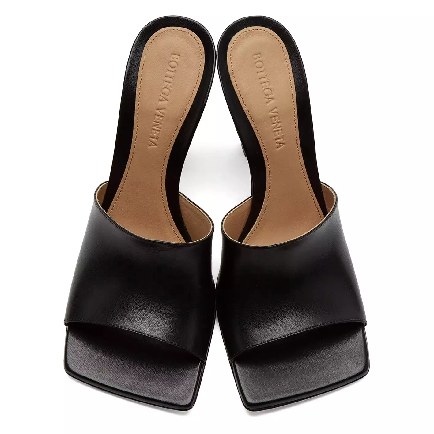 Stretch Mule Sandal 90, Black