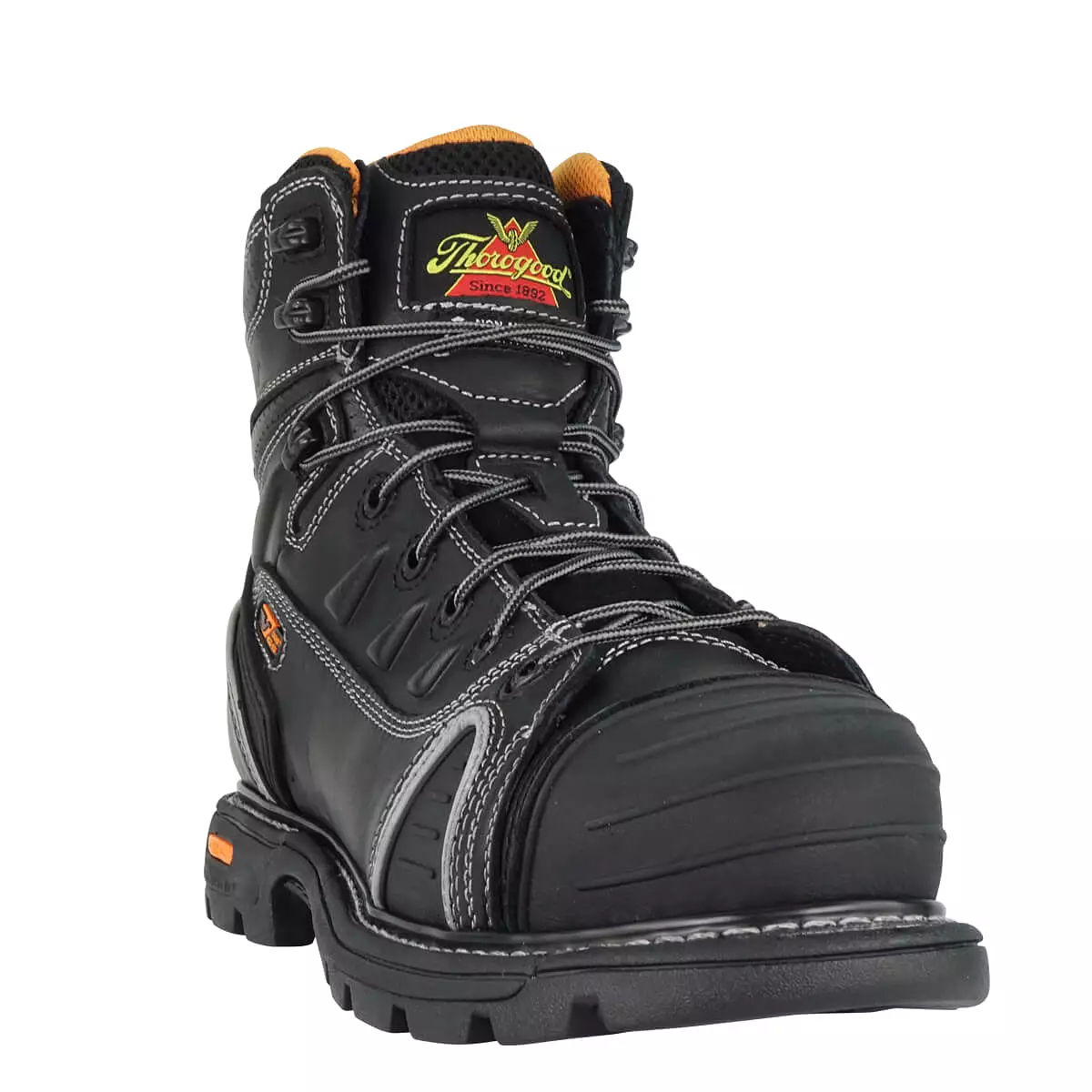 Thorogood Men's 804-6444 6 Composite Safety Toe Boot - Black