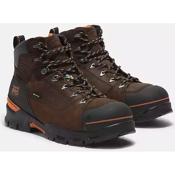 Timberland Pro Men's Endurance EV 6 Comp Toe WP Work Boot -Brown- TB0A5YXU214