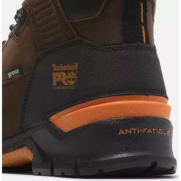 Timberland Pro Men's Endurance EV 6 Comp Toe WP Work Boot -Brown- TB0A5YXU214