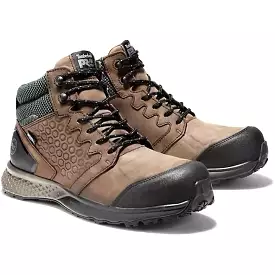 Timberland Pro Men's Reaxion Comp Toe WP Work Boot Brown TB1A1ZRC214