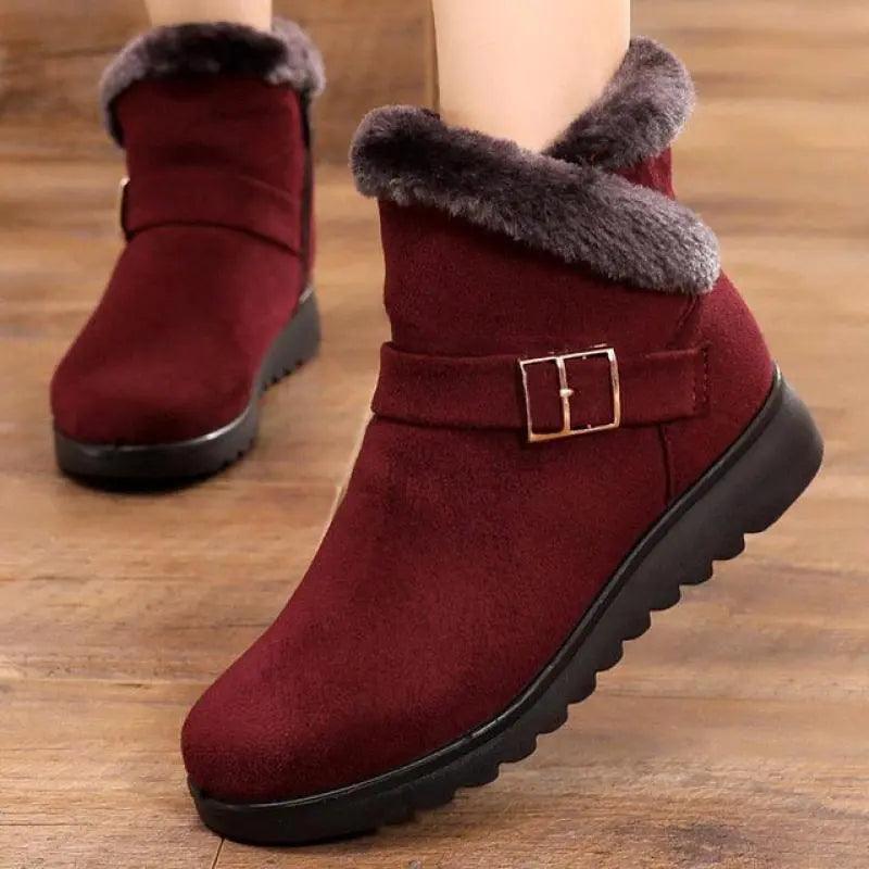 Women Plush Snow Boots