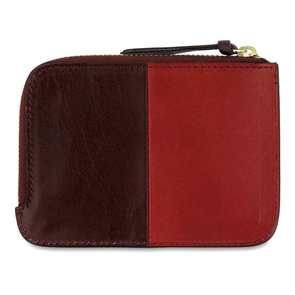 Zip Wallet - Burgundy / Red